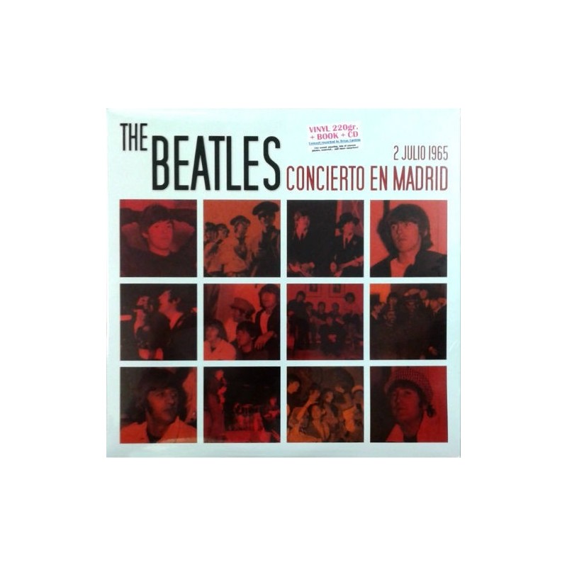 BEATLES - Concierto En Madrid 2 De Julio De 1965 LP+CD+LIBRO