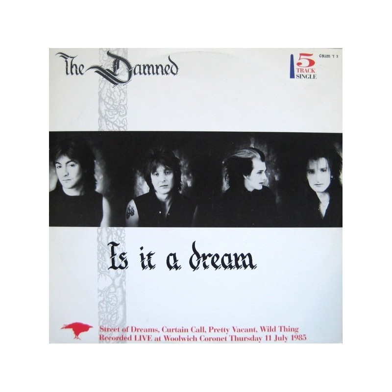 THE DAMNED - Is It A Dream + 4 Live Songs 12"