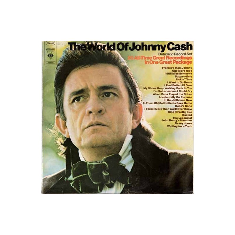 JOHNNY CASH ‎– The World Of Johnny Cash (20 All Time Recordings) LP