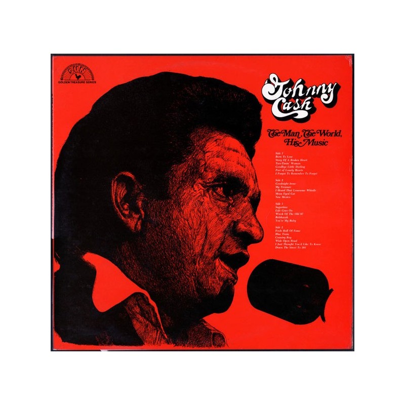JOHNNY CASH ‎– The Man, The World, His Music LP