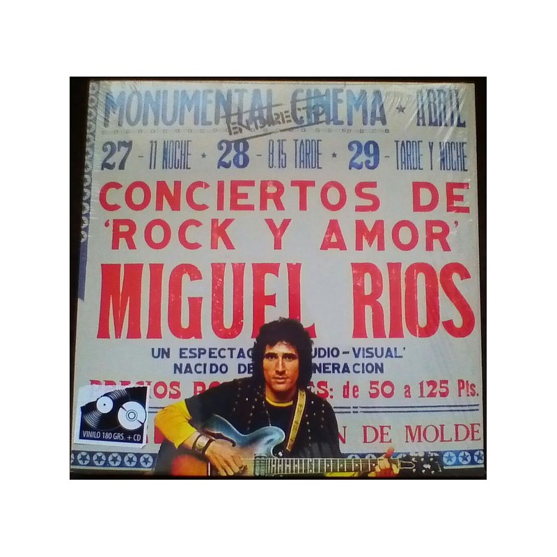 MIGUEL RIOS - Conciertos De Rock Y Amor En Directo LP