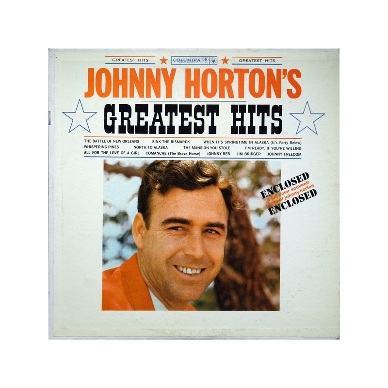 JOHNNY HORTON - Greatest Hits LP