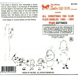 THE BEATLES - Christmas Album (All Christmas Fan Club Flexi-Singles 1963 - 1969 Plus Outtakes) CD