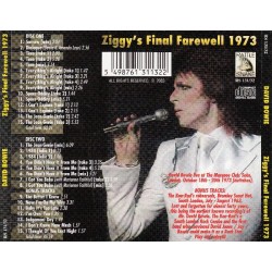 DAVID BOWIE - Ziggy's Final Farewell 1973  CD