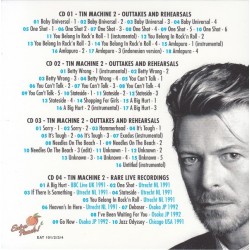 BOWIE'S TIN MACHINE - Let’s Roll Some Tape On This - The Tin Machine II Rehearsals And Outtakes CD
