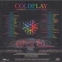 COLDPLAY - A Head Full Of Dreams Tour - Live In Chicago CD