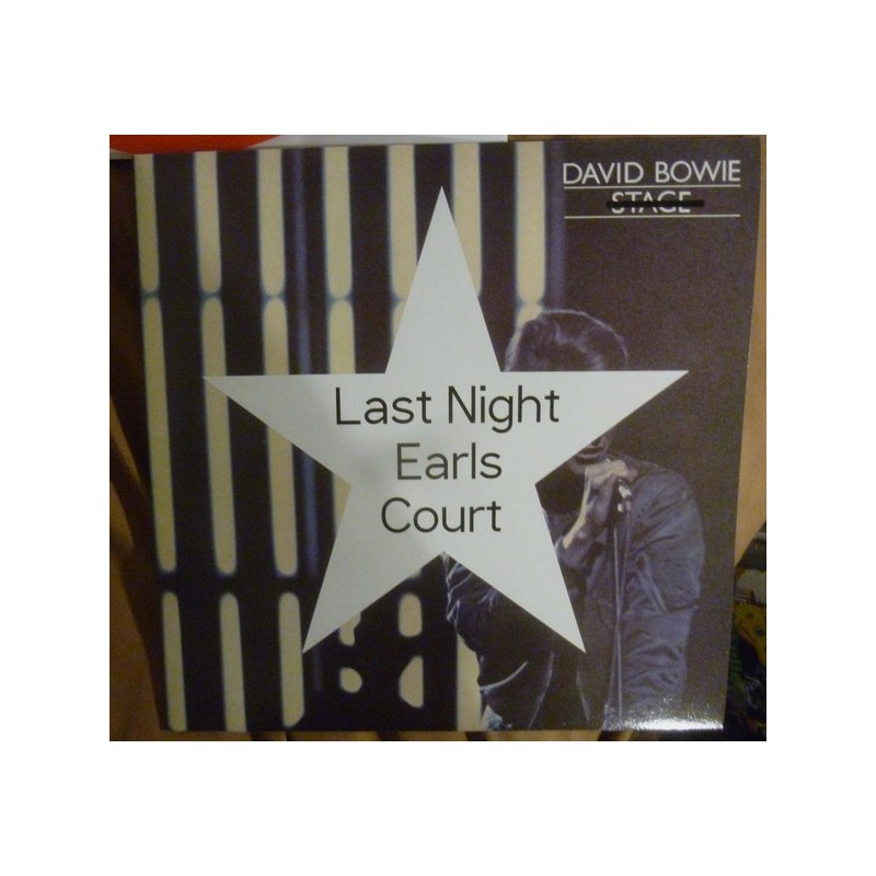 DAVID BOWIE - Last Night Earls Court  LP
