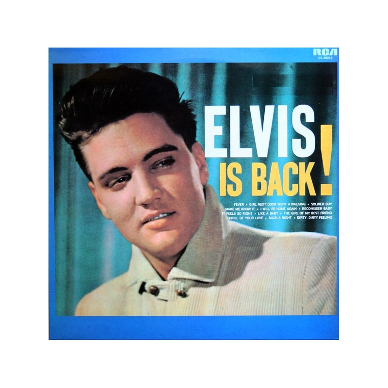 ELVIS PRESLEY - Elvis Is Back LP
