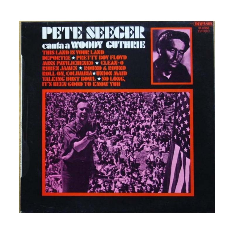 PETE SEEGER - Canta A Woody Guthrie LP
