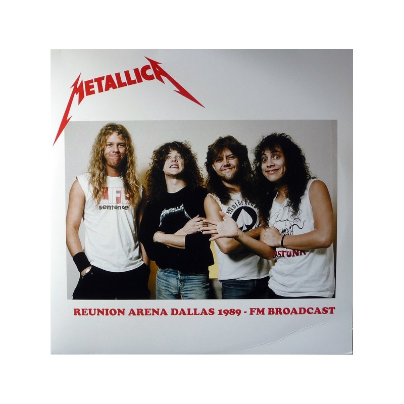 METALLICA - Reunion Arena Dallas 1989 - FM Broadcast LP