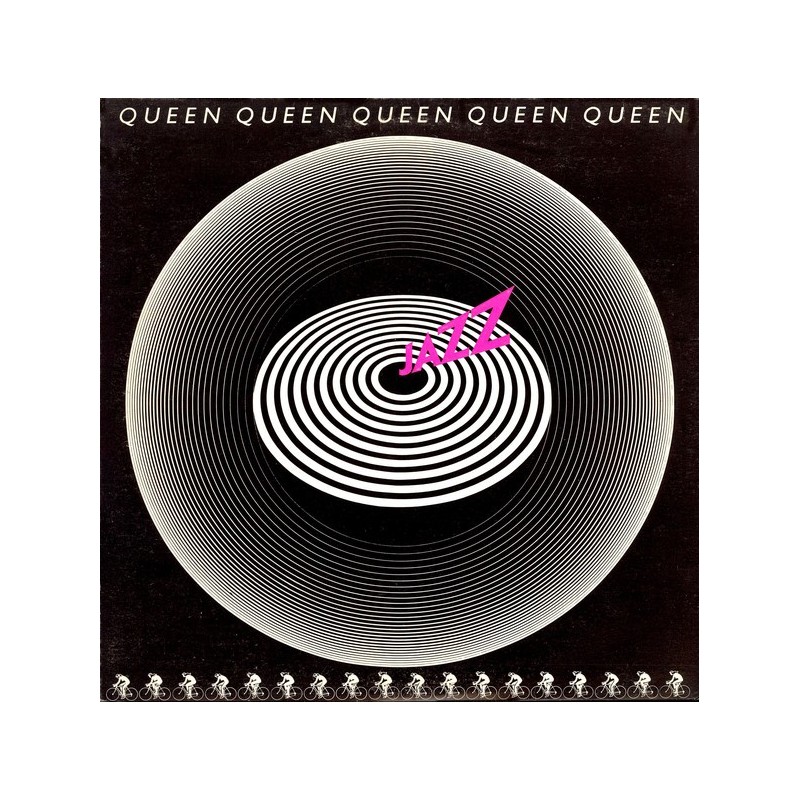 Queen Jazz 1978 Постер. Jazz LP Vinyl 1978. Плакат пластинки джаз Квин.